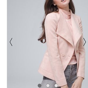 White House Black Market suede Jacket